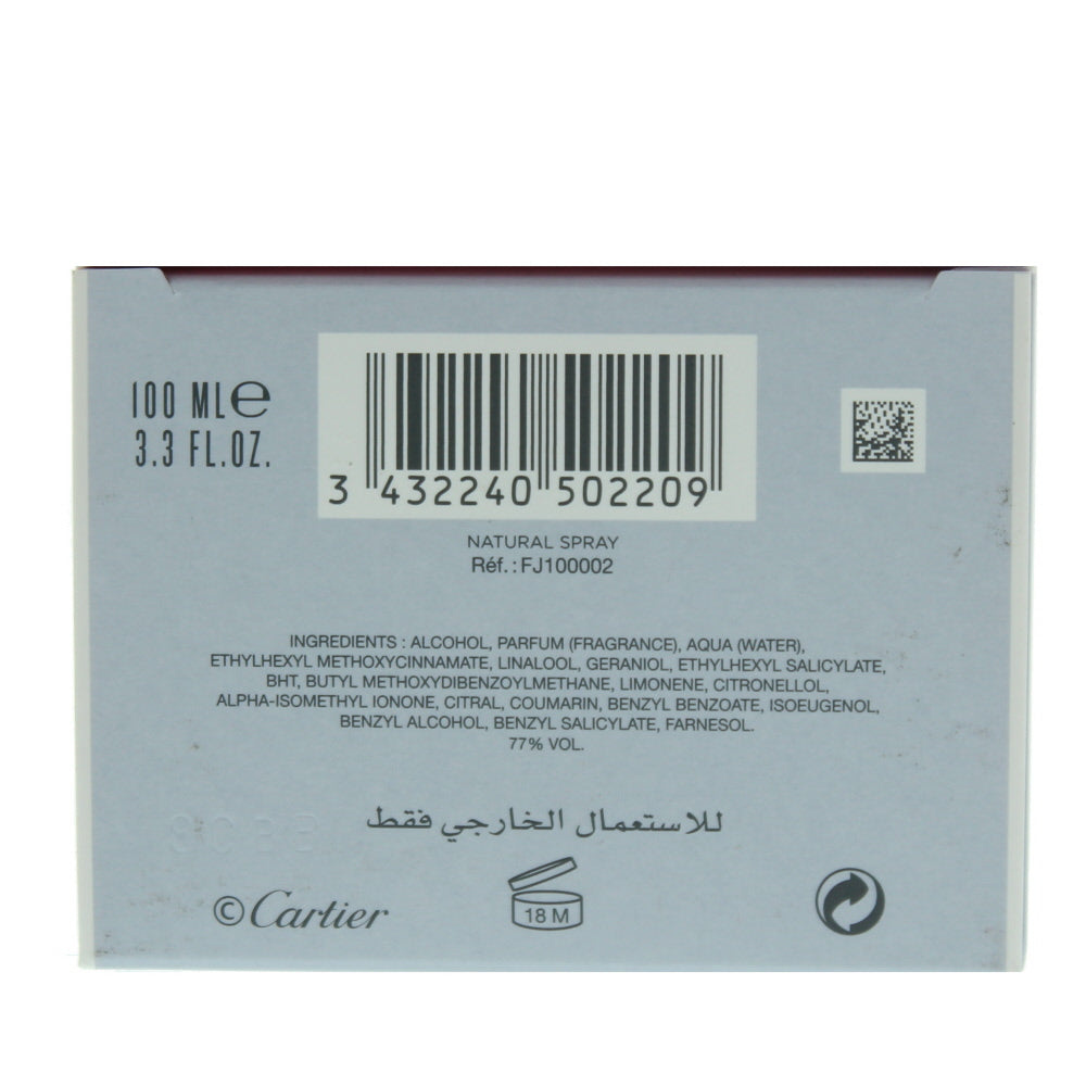 Cartier Carat Eau de Parfum 100ml