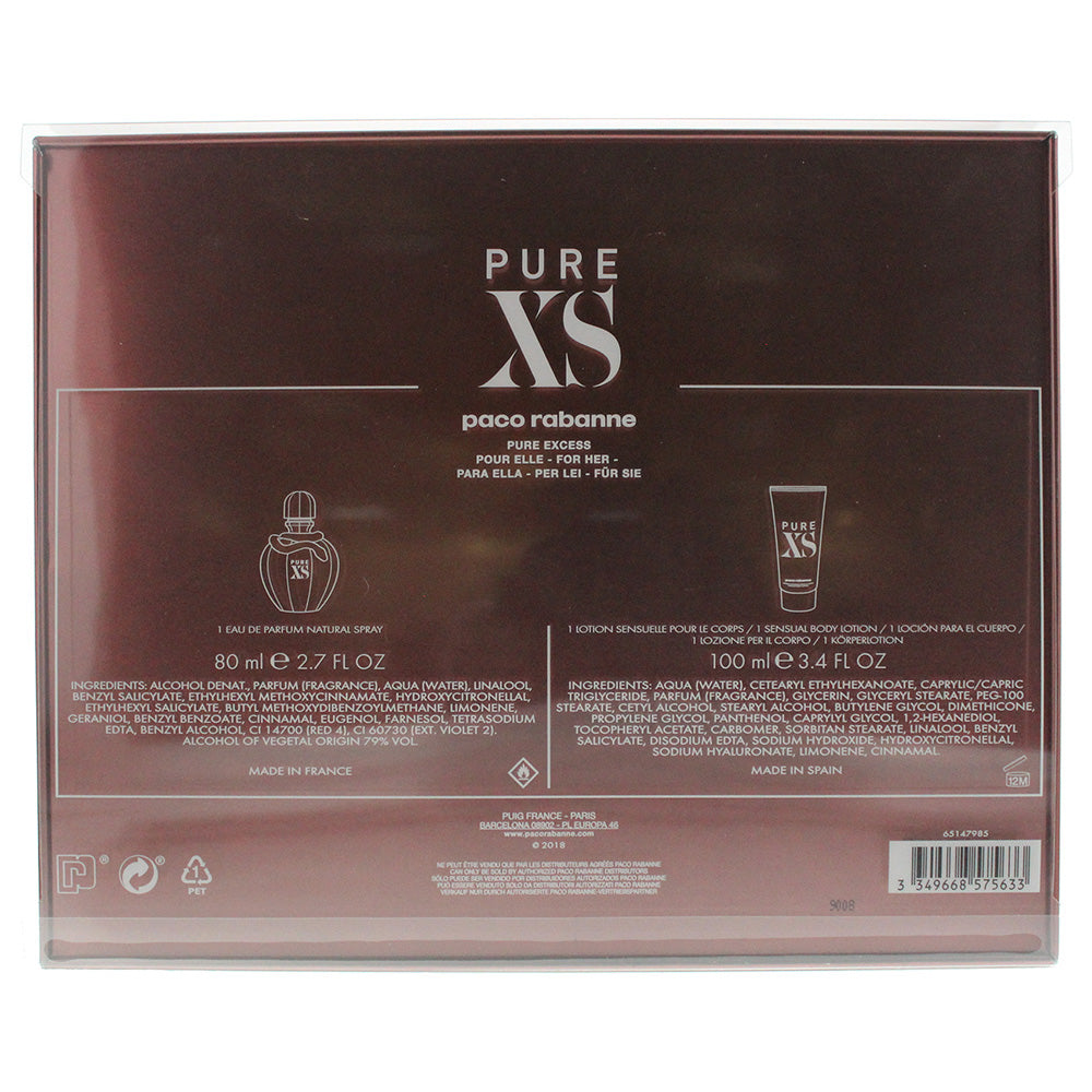 Paco Rabanne Pure Xs Eau de Parfum 2 Pieces Gift Set