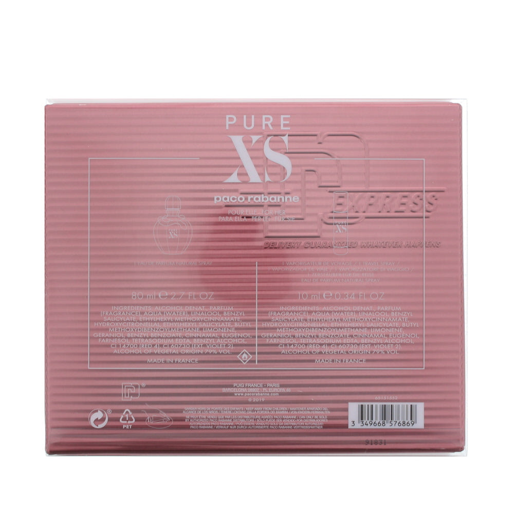 Paco Rabanne Pure Xs Eau de Parfum 2 Pieces Gift Set