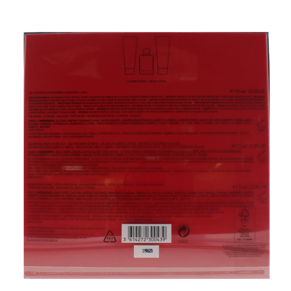 Giorgio Armani Acqua Di Giò Absolu Eau de Parfum 3 Pieces Gift Set