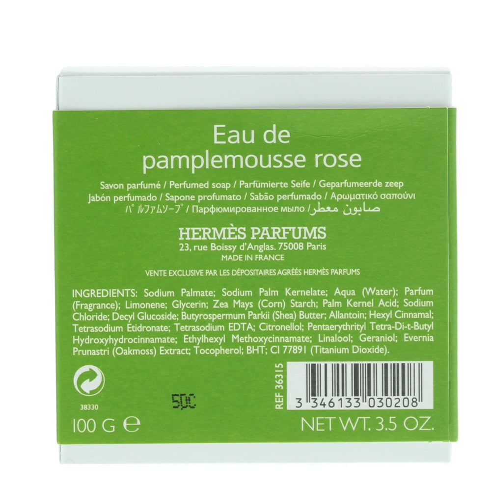 Hermès Eau De Pamplemousse Rose Perfumed Soap 100g