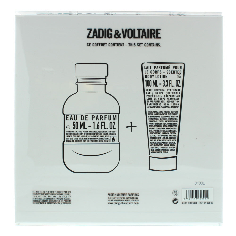 Zadig & Voltaire Girls Can Do Anything Eau de Parfum 2 Pieces Gift Set