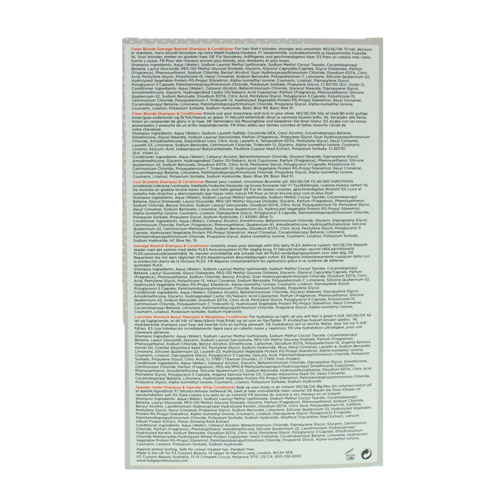 Fudge Cool Brunette Blue-Toning Shampoo & Conditioner 2 Pieces Gift Set