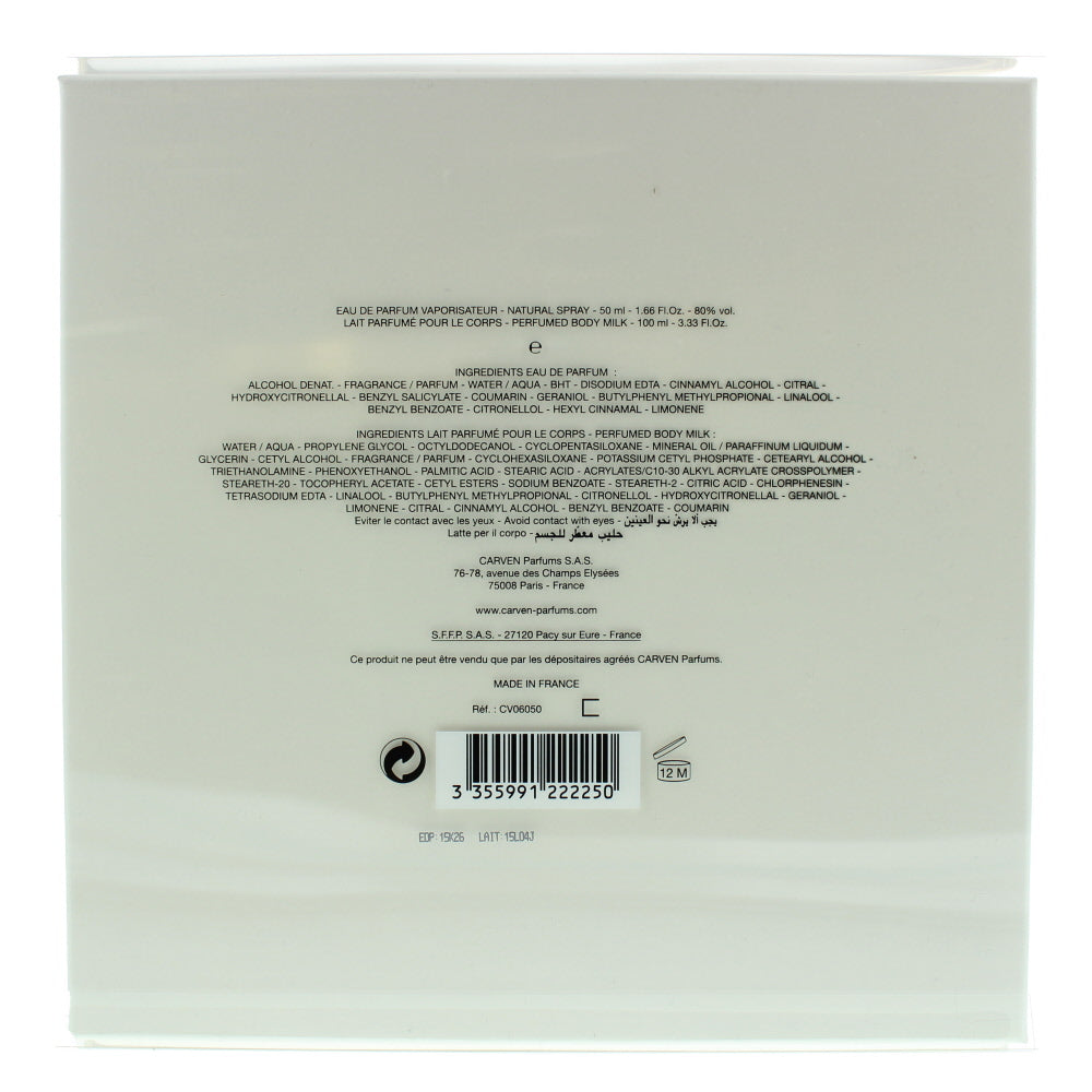 Carven L'absolu Eau de Parfum 2 Pieces Gift Set