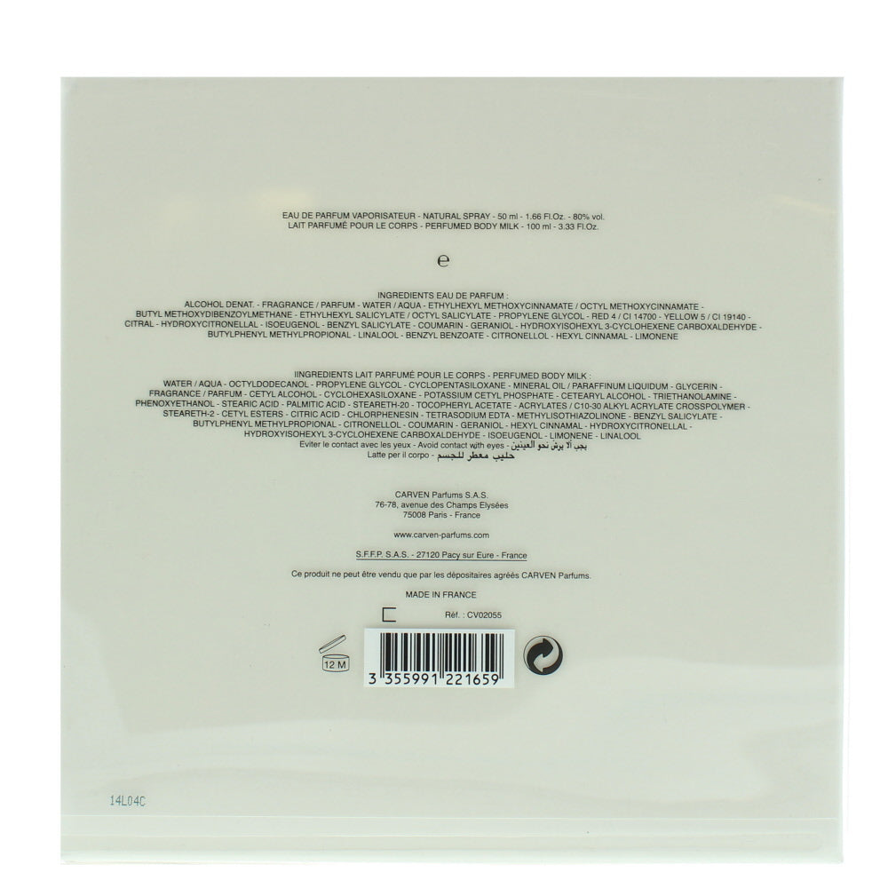 Carven Le Parfum Eau de Parfum 2 Pieces Gift Set
