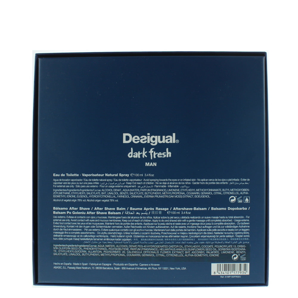 Desigual Dark Fresh Eau de Toilette 2 Pieces Gift Set