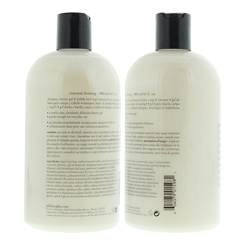 Philosophy Coconut Frosting 3 In 1 Shampoo 480ml