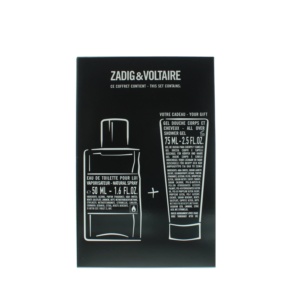 Zadig & Voltaire This Is Him! Eau de Toilette 2 Pieces Gift Set