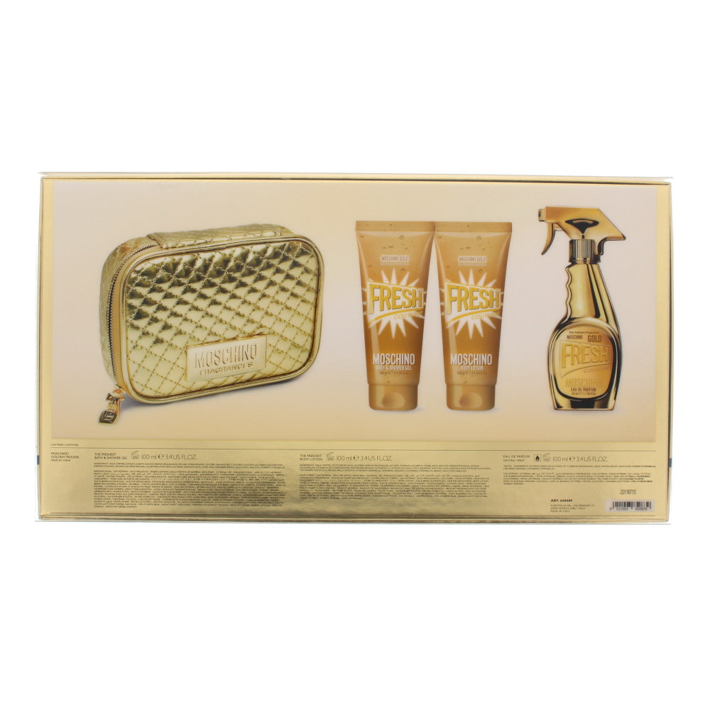 Moschino Fresh Couture Gold Eau de Parfum 4 Pieces Gift Set