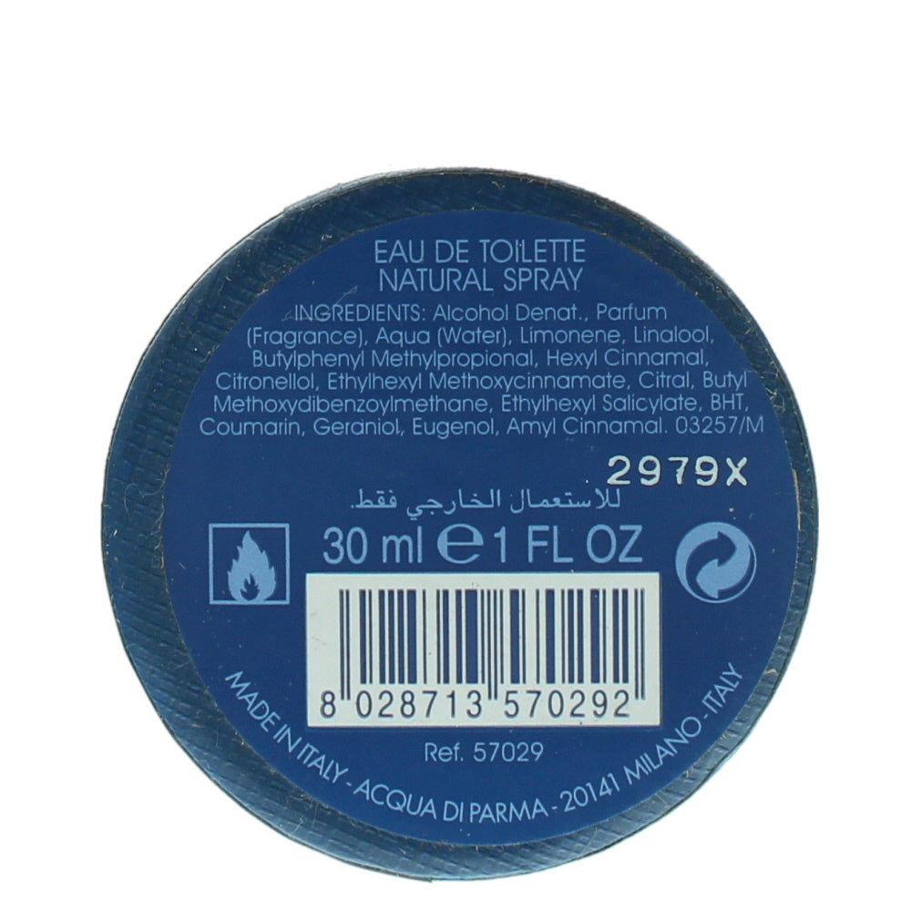 Acqua Di Parma Blu Mediterraneo Mirto Di Panarea Eau de Toilette 30ml - Ingredients