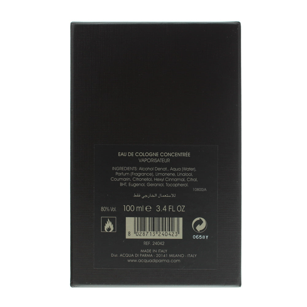 Acqua Di Parma Colonia Sandalo Concentrée Eau de Cologne 100ml - Ingredients