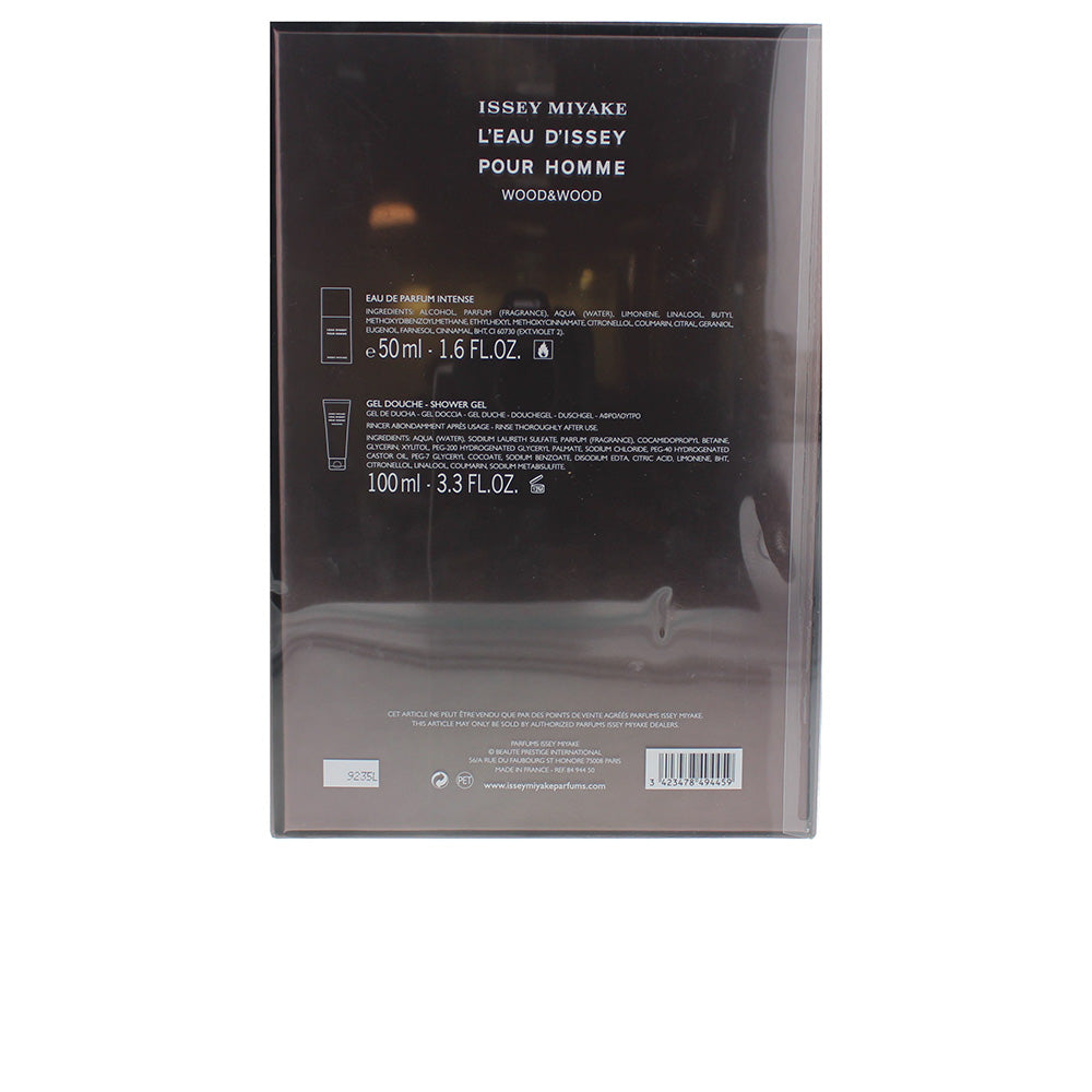 Issey Miyake L'eau D'issey Pour Homme Wood & Wood Eau de Parfum Gift Set : Eau de Parfum 50ml - Shower Gel 100ml