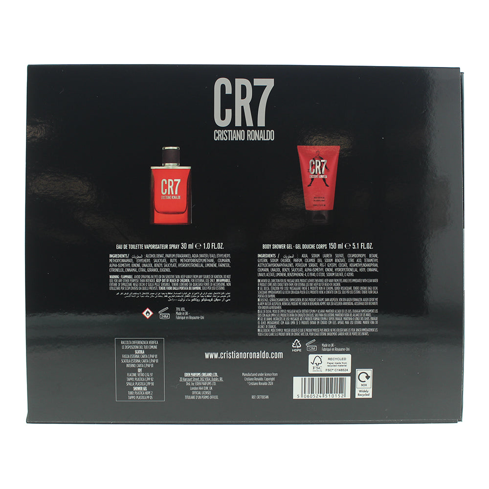 Cristiano Ronaldo Cr7 Eau de Toilette 2 Pieces Gift Set