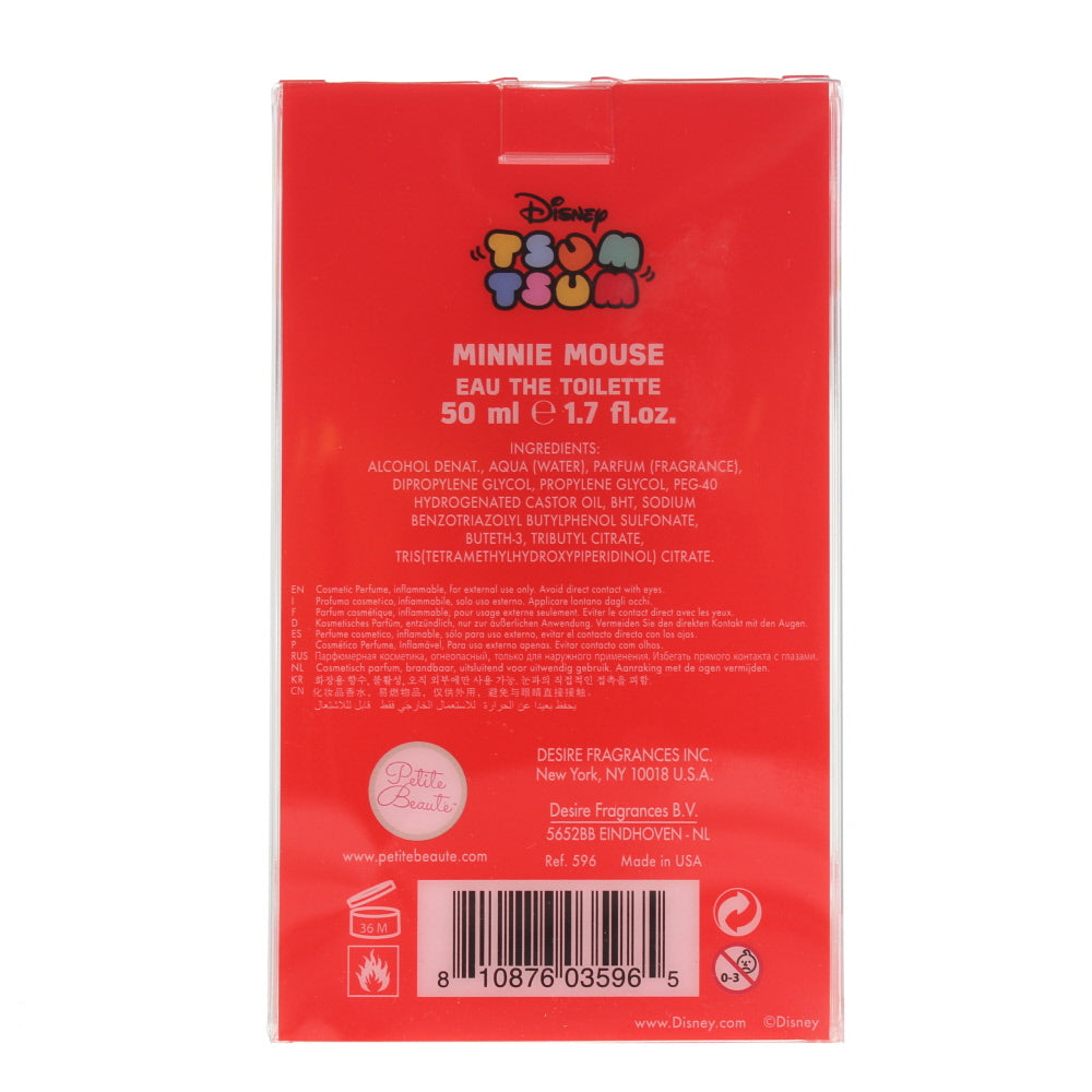 Disney Tsum Tsum Minnie Mouse Eau de Toilette 50ml