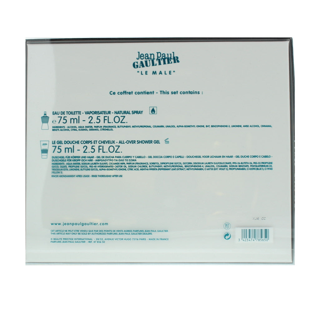 Jean Paul Gaultier Le Male Eau de Toilette 2 Pieces Gift Set