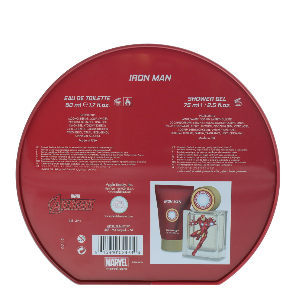 Marvel Iron Man Eau de Toilette 3 Pieces Gift Set