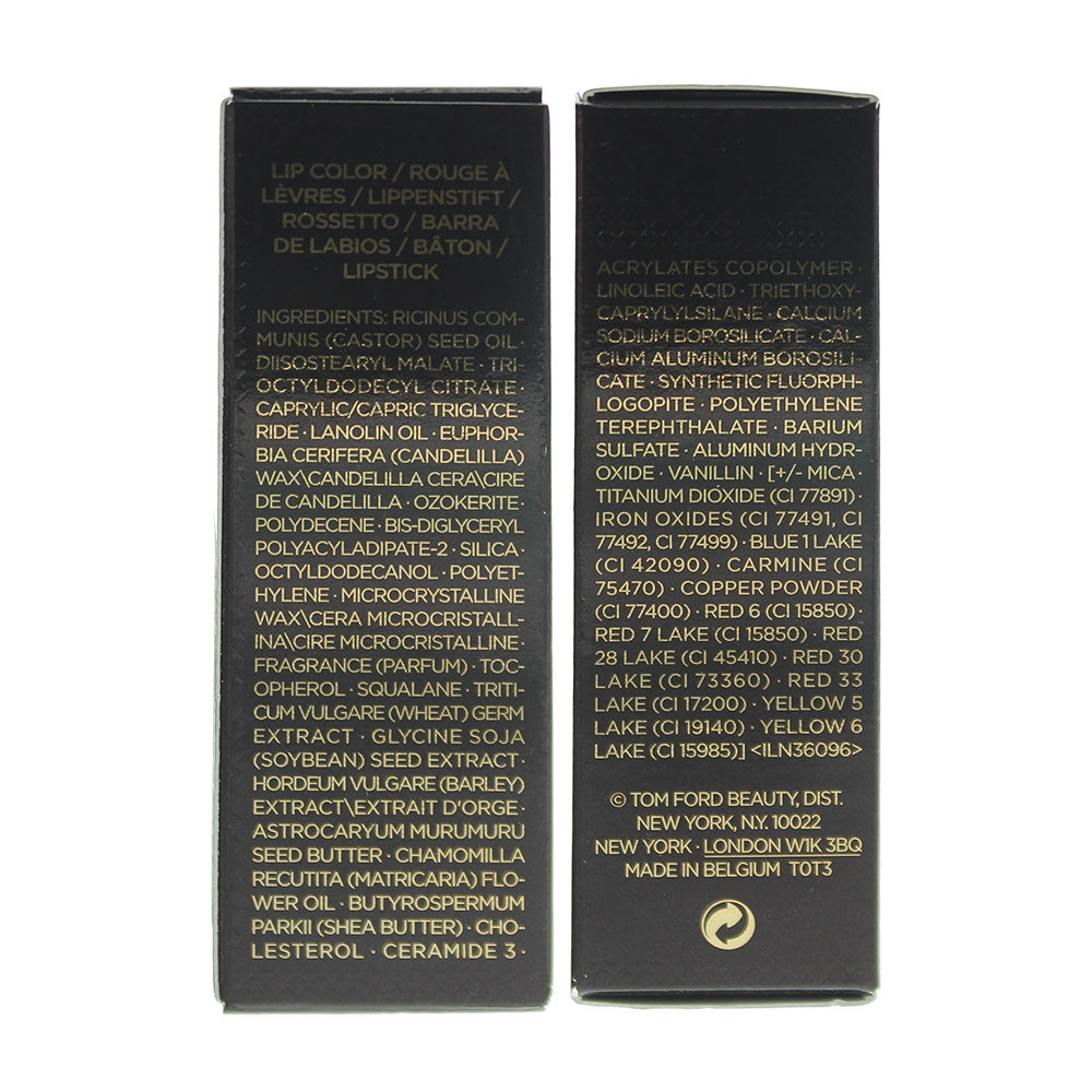 Tom Ford Lip Color 22 Forbidden Pink Lipstick 3g - Ingredients
