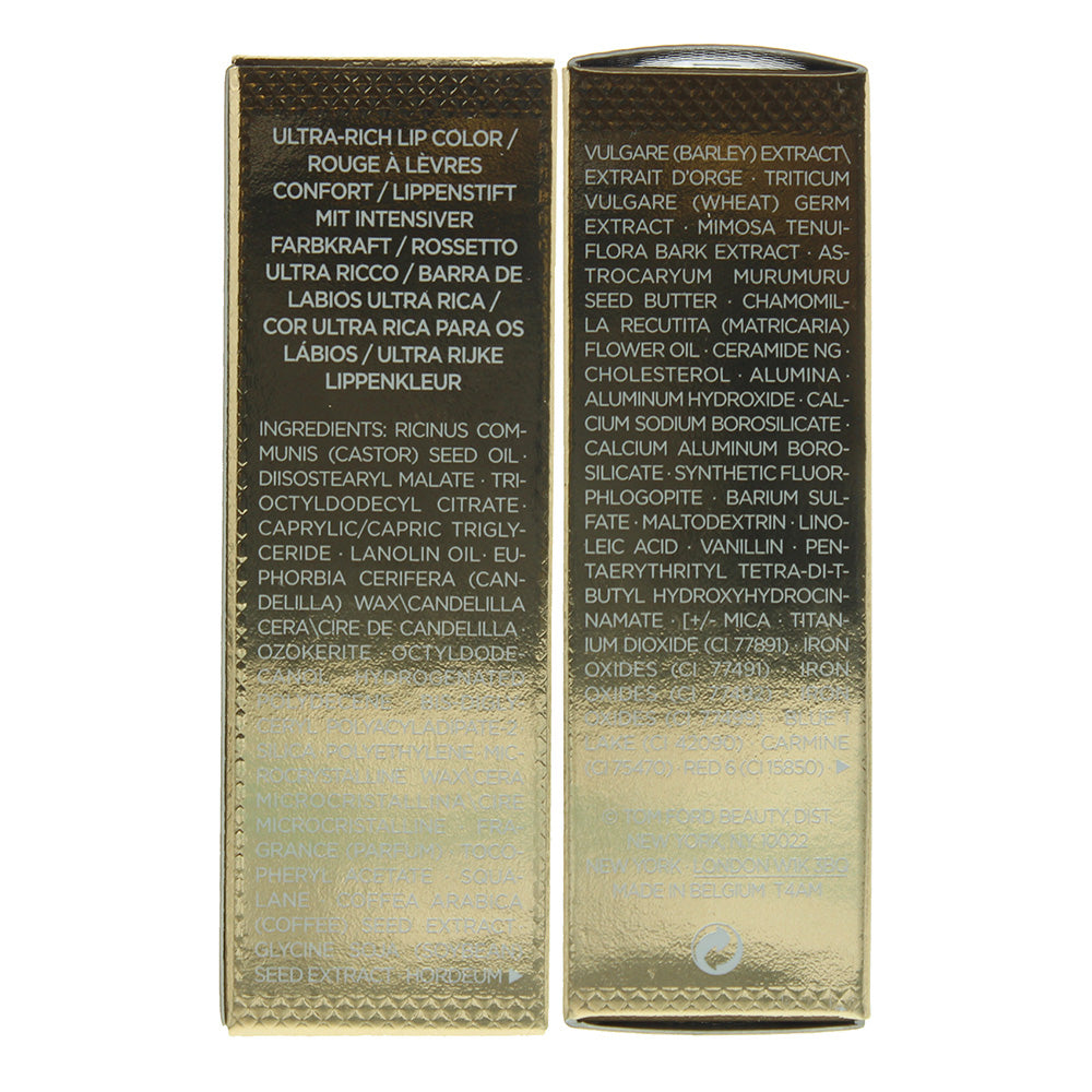 Tom Ford Ultra-Rich Lip Color 03 Le Mepris Lipstick 3g - Ingredients