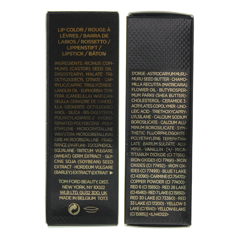 Tom Ford Lip Color 84 Exotica Lipstick 3g - Ingredients