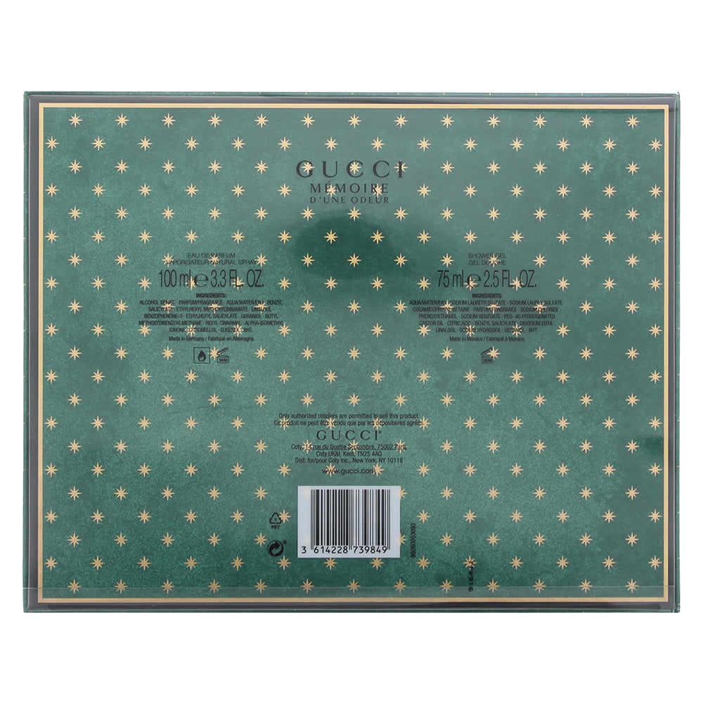 Gucci Mémoire D'une Odeur Eau de Parfum 2 Pieces Gift Set