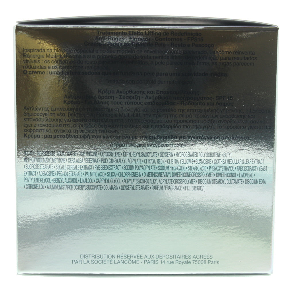 Lancôme Rénergie Multi-Lift Redefining Lifting Spf 15 Cream 75ml