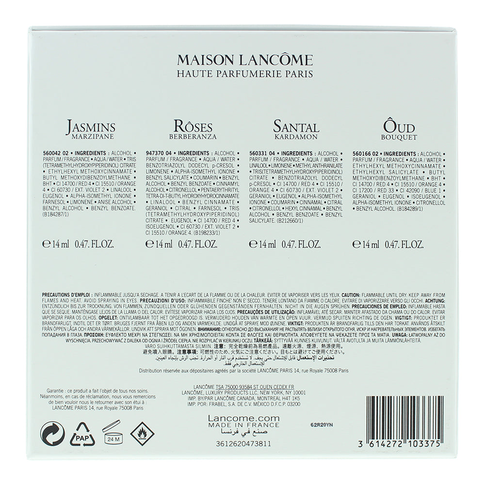 Lancôme Grands Crus Eau de Parfum 4 Pieces Gift Set