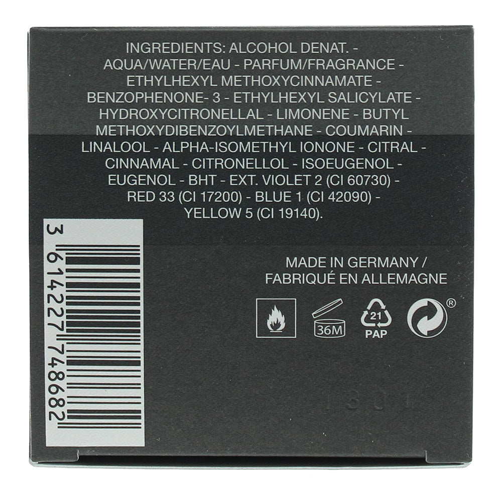 Burberry Touch For Men Eau de Toilette 100ml - Ingredients