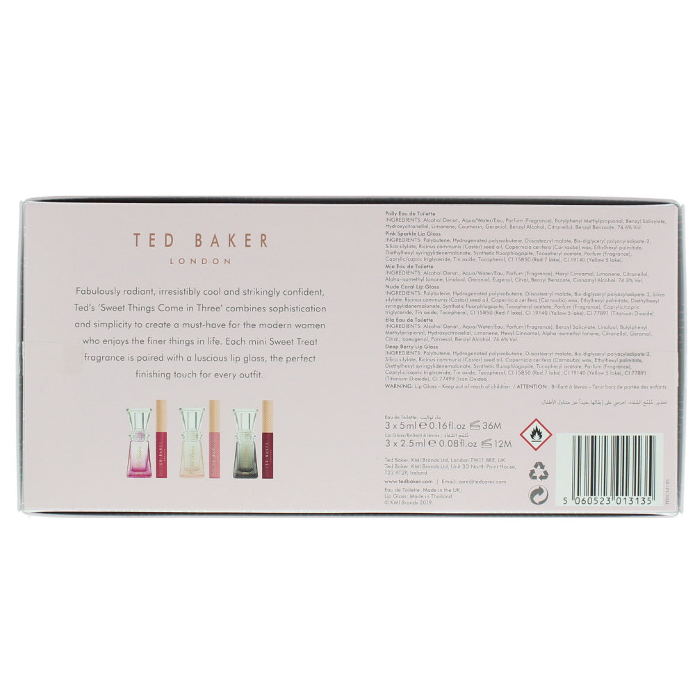 Ted Baker Sweet Things Come In Three Eau de Toilette Gift Set : Polly Eau de Toi - Ingredients