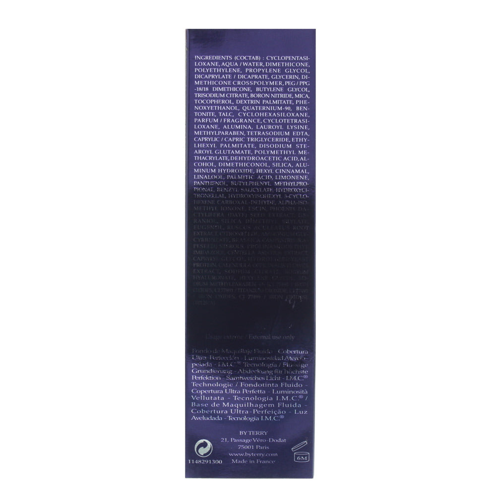 By Terry Cover-Expert Spf 15 Perfecting Fluid N°13 Intense Brown Foundation 35ml - Ingredients