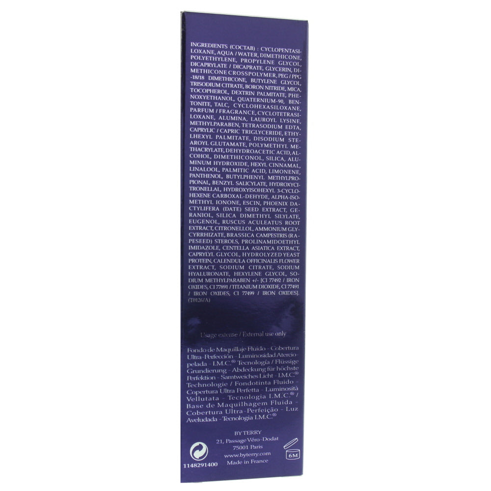By Terry Cover-Expert Spf 15 Perfecting Fluid N°14 Warm Ebony Foundation 35ml - Ingredients