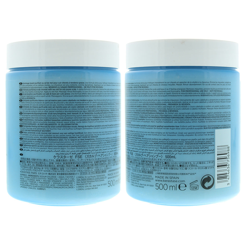 Kerastase Fusio-Scrub Intensely Purifying Cleanser For Oily Prone Scalp Scrub 500ml