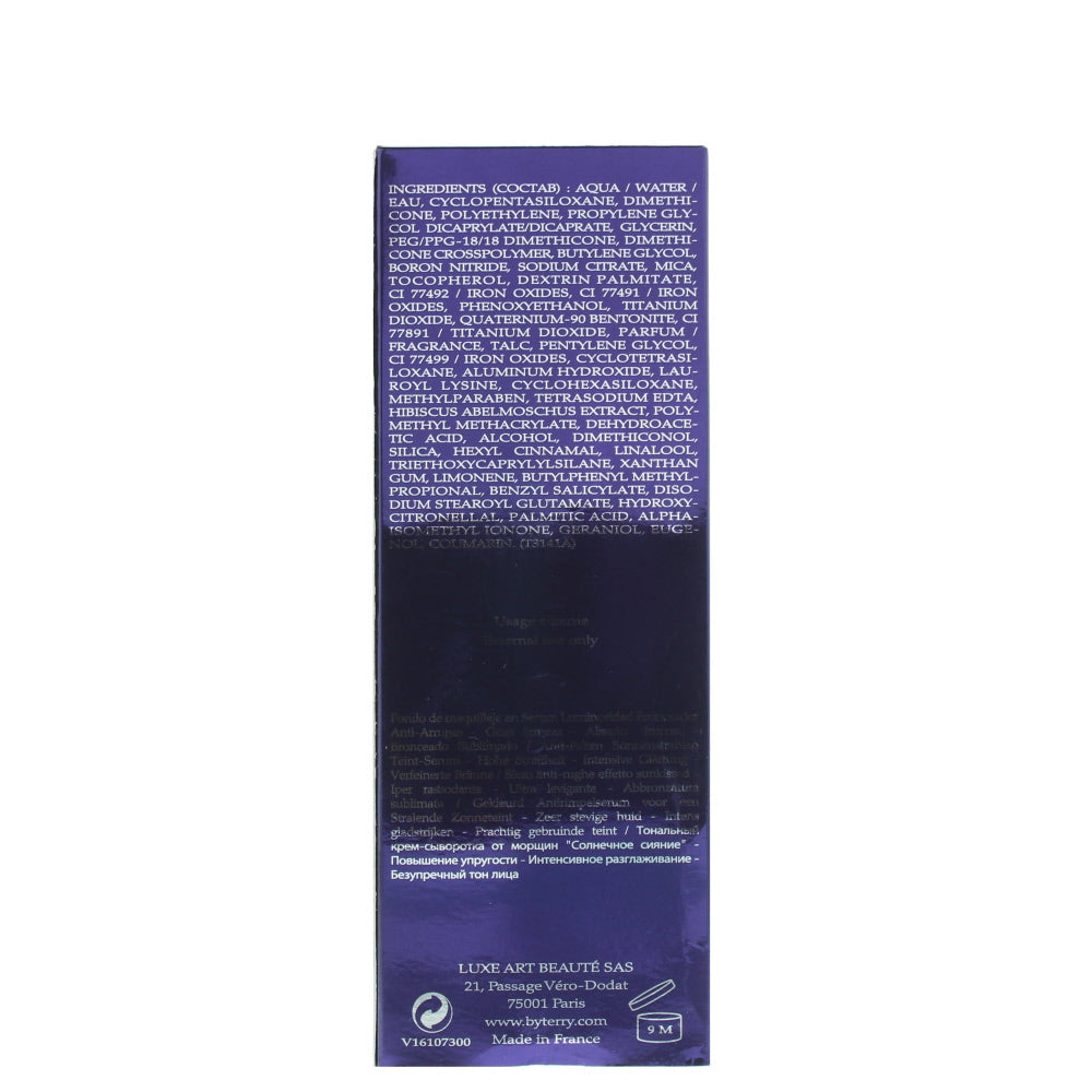 By Terry Terrybly Densiliss Blur Bronzing  N°3 Sun Bronze Serum 30ml - Ingredients