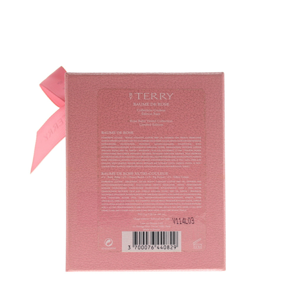 By Terry Baume De Rose Inted Collection  5 X Nutri Couleur Cosmetic Set Gift Set : Baume De Rose 2.3gm - Nutri Couleur N°1 2.3gm - Nutri Couleur N°3 2 - Ingredients