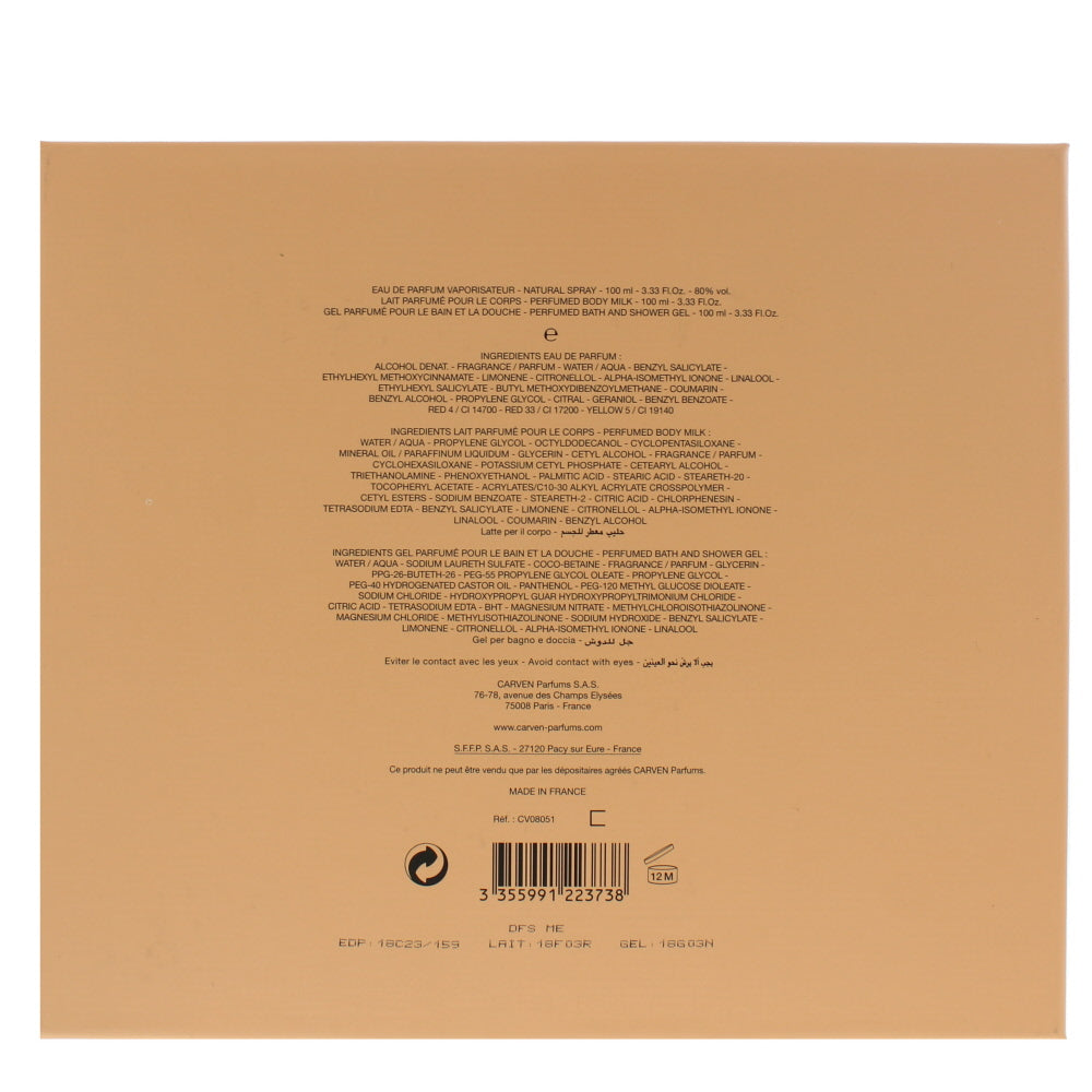 Carven Dans Ma Bulle Eau de Parfum 3 Pieces Gift Set