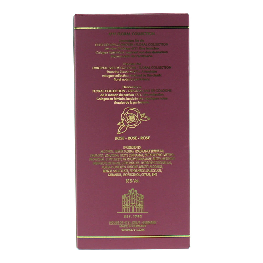 4711 Rose Eau de Cologne 100ml