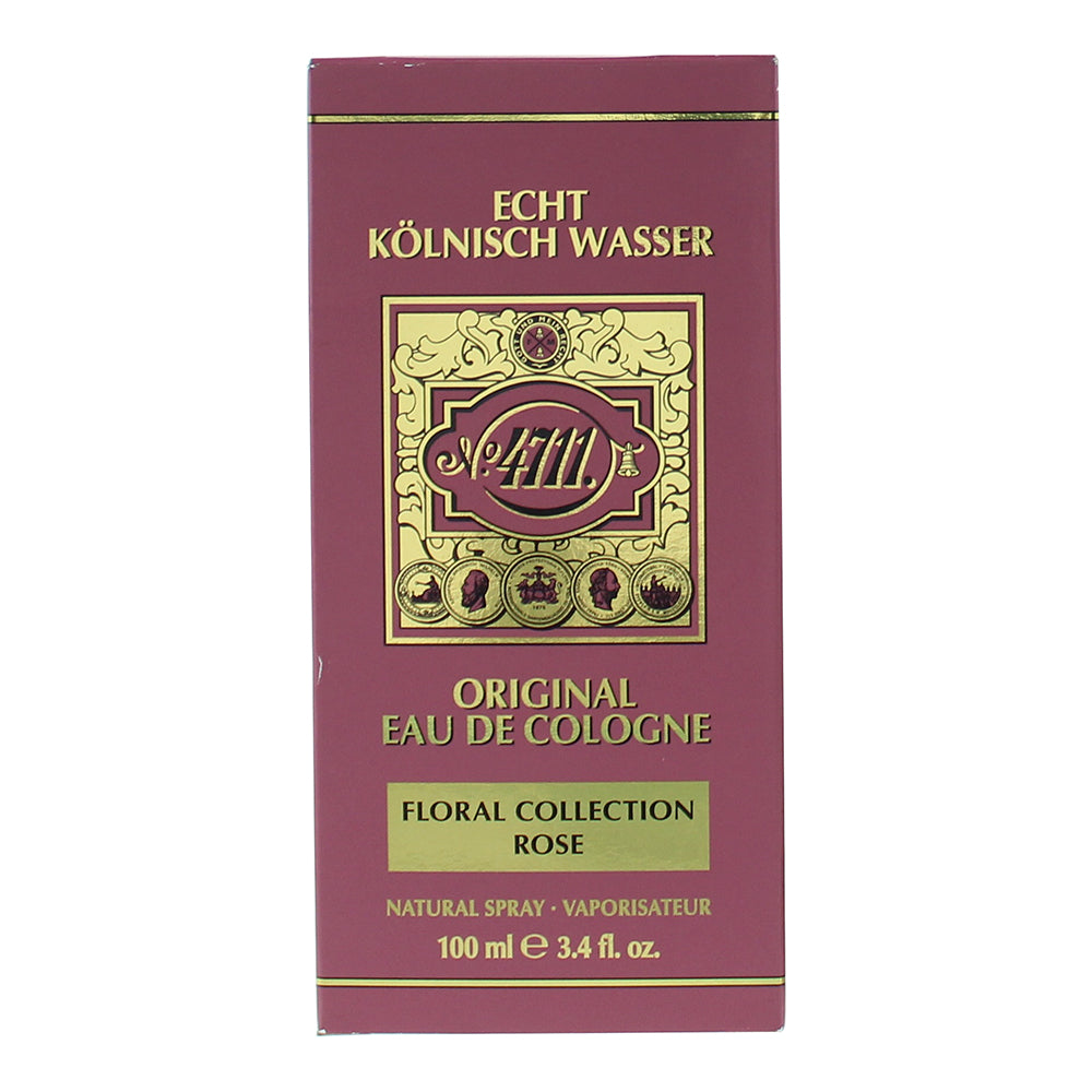 4711 Original Rose Eau de Cologne 100ml - Box