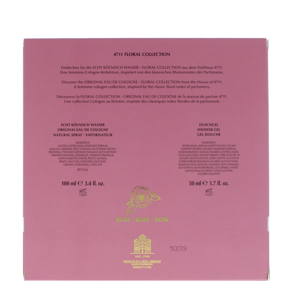 4711 Rose Eau de Cologne 2 Pieces Gift Set