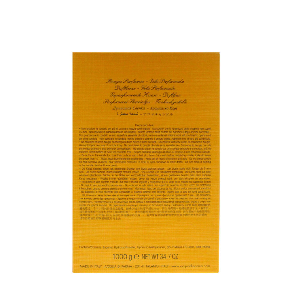 Acqua Di Parma Yellow Cube Colonia Candle 1000g