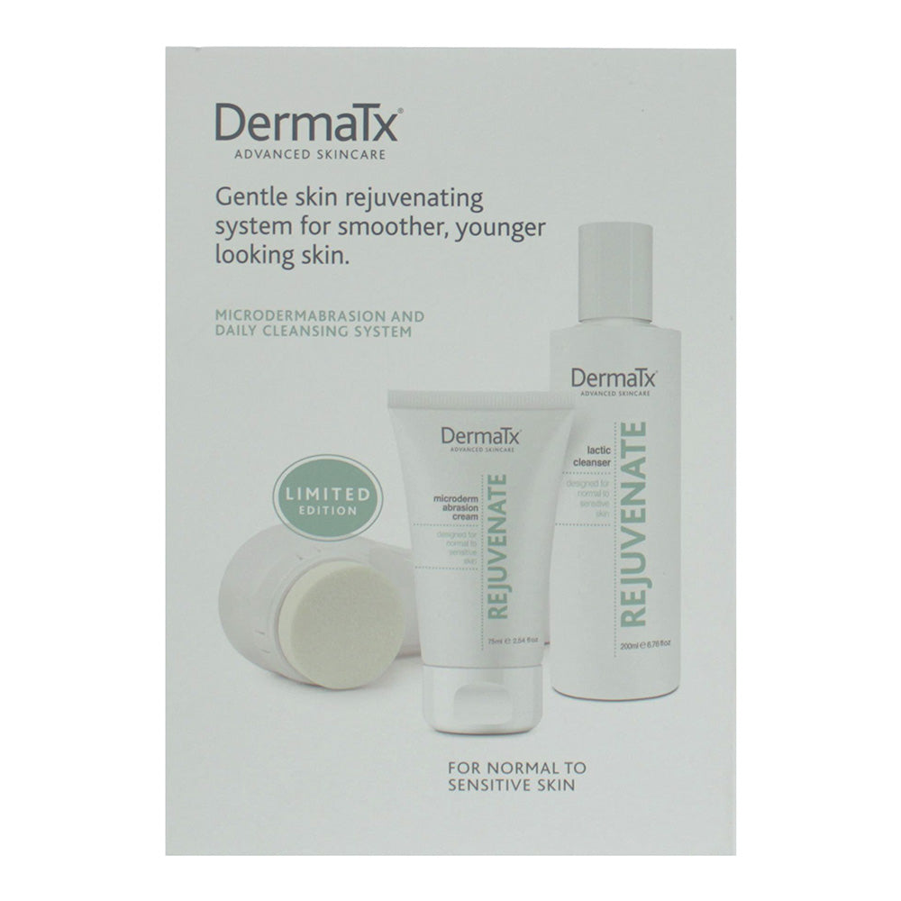 Dermatx Rejuvenate Microdermabrasion & Daily Cleansing System For Normal To Sens - Box