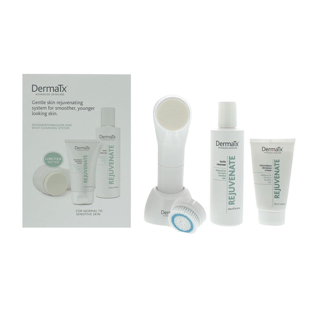 Dermatx Rejuvenate Microdermabrasion & Daily Cleansing System For Normal To Sens