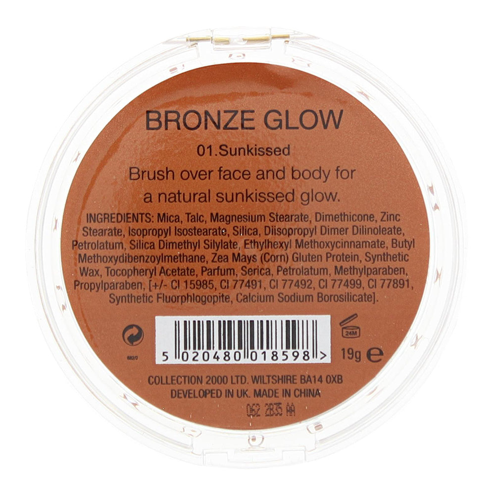Collection 2000 Bronze Glow 01 Sunkissed Bronzer 19g - Ingredients