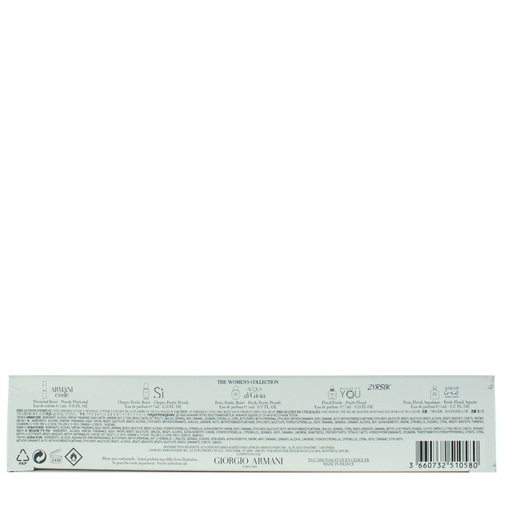 Giorgio Armani Miniature Miniatures 5 Pieces Gift Set