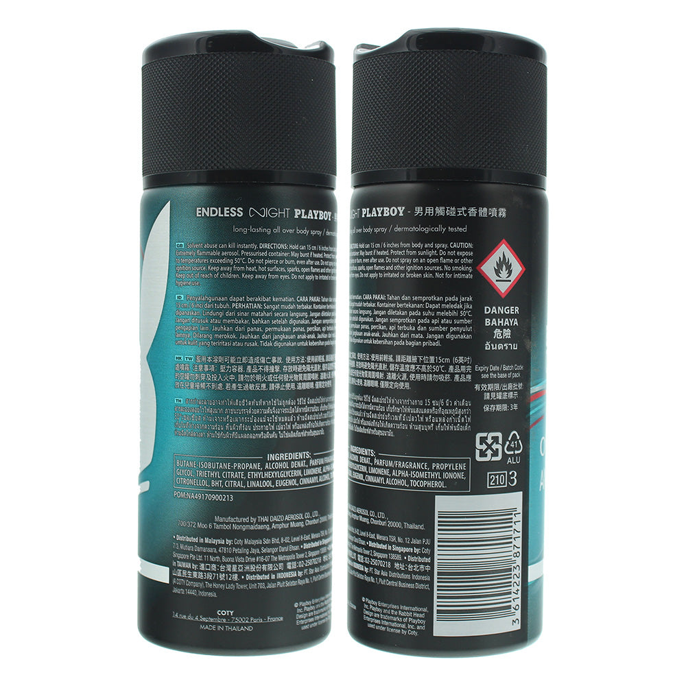 Playboy Endless Night Deodorant Spray 150ml