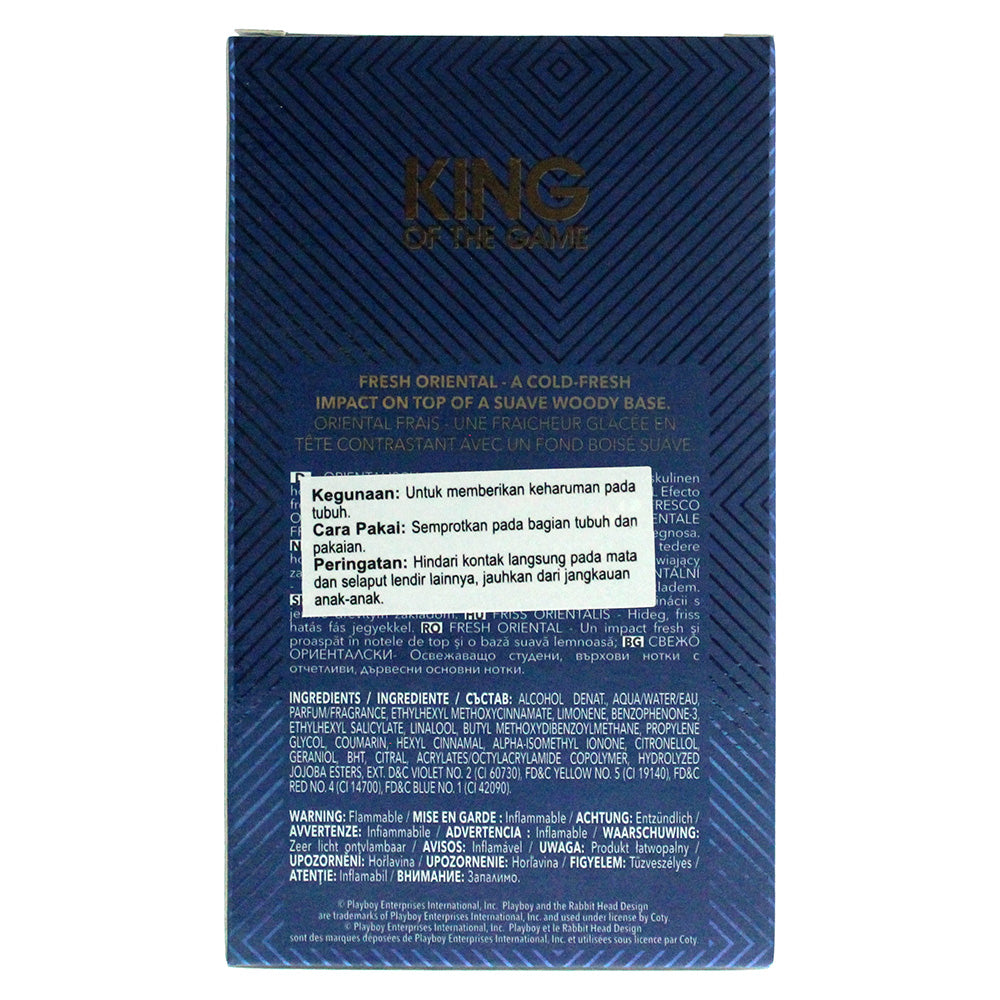 Playboy King Of The Game Eau de Toilette 100ml