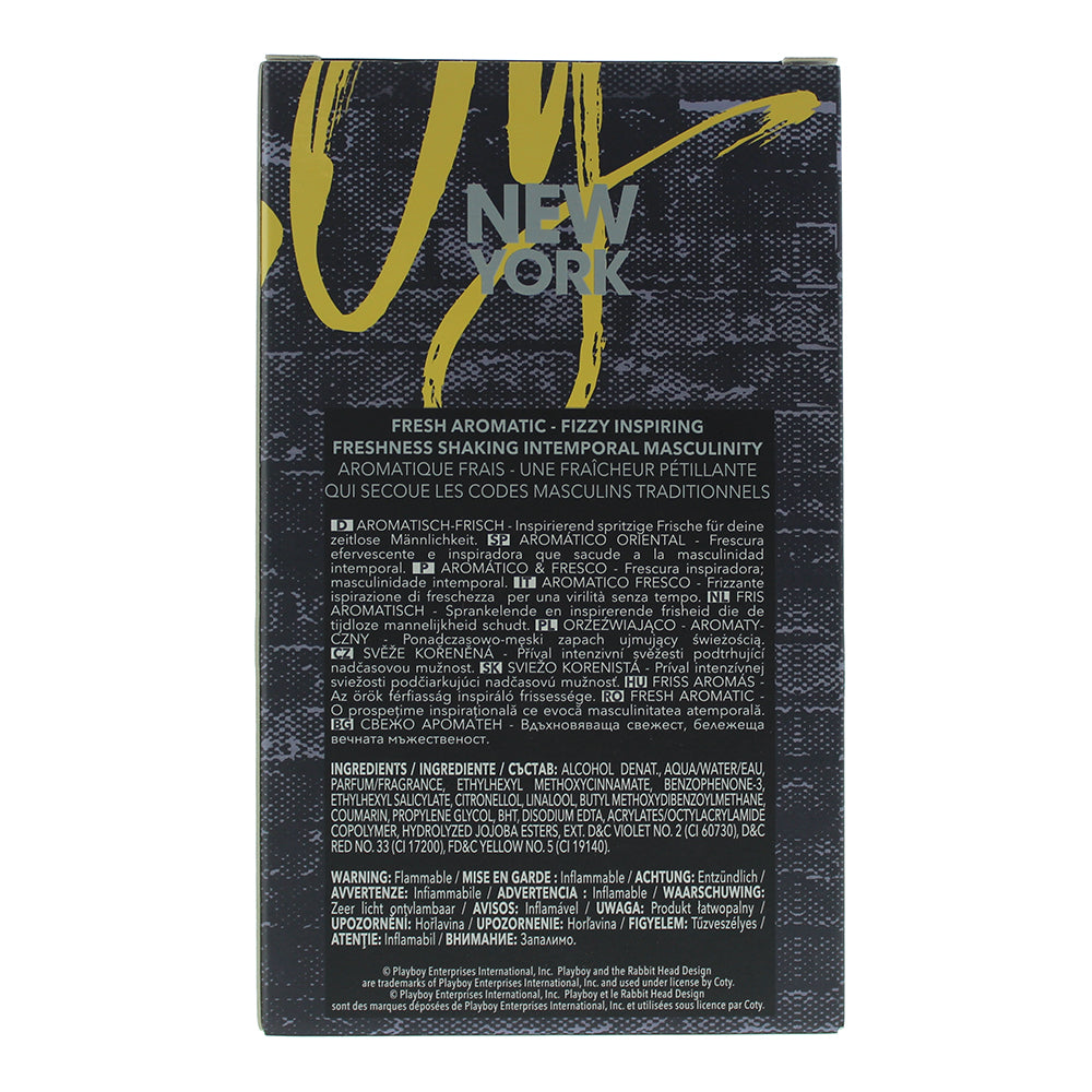 Playboy New York Eau de Toilette 100ml