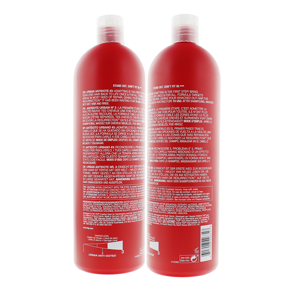 Tigi Bed Head Resurrection Damage Level 3 Conditioner 750ml