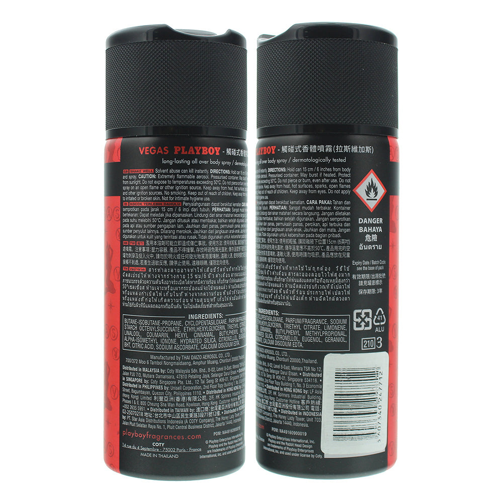 Playboy Vegas Deodorant Spray 150ml
