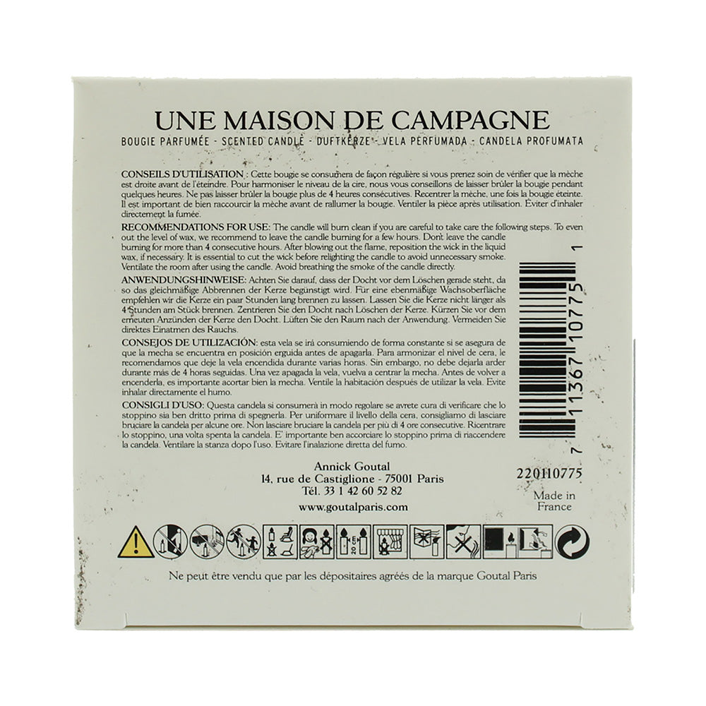 Goutal Une Maison De Campagne Scented Candle 185g - Ingredients