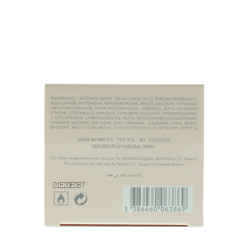 S. T. Dupont So Dupont Pour Femme Eau de Toilette 50ml