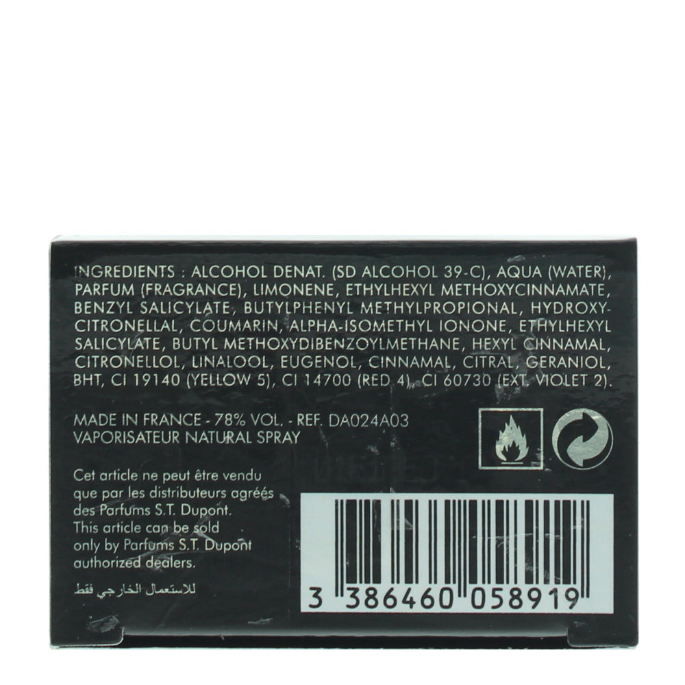 S. T. Dupont So Dupont Pour Homme Eau de Toilette 30ml
